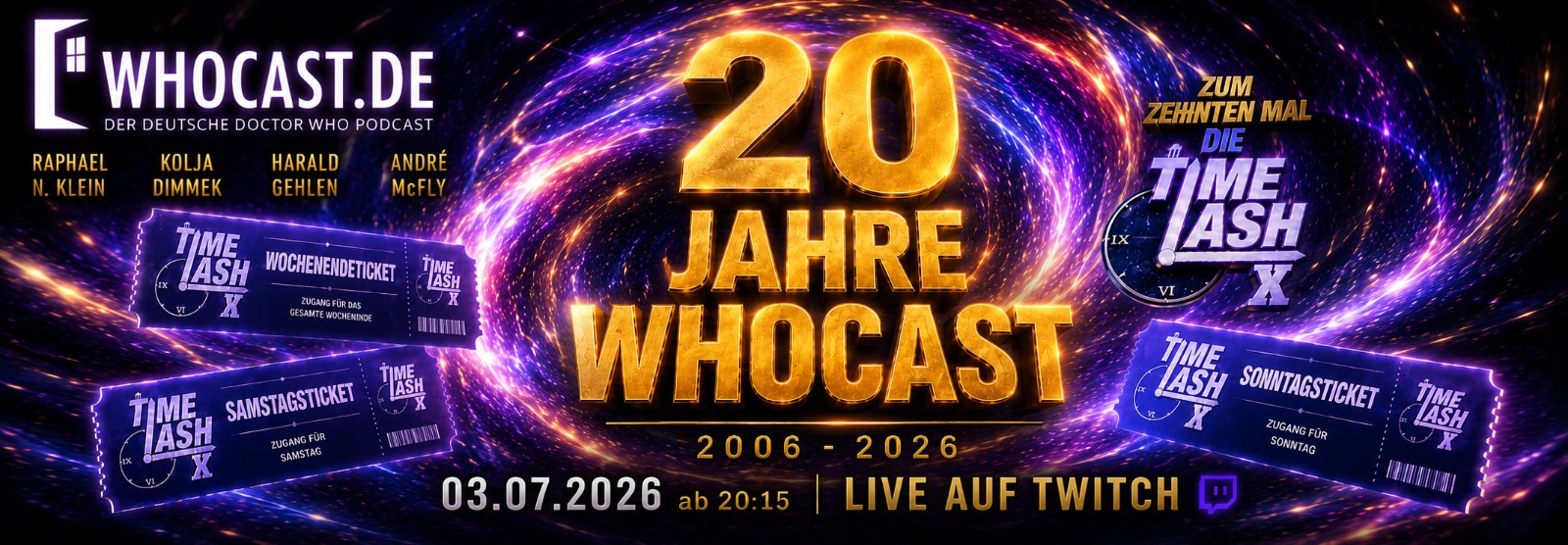 20 Jahre Whocast Live Sendung